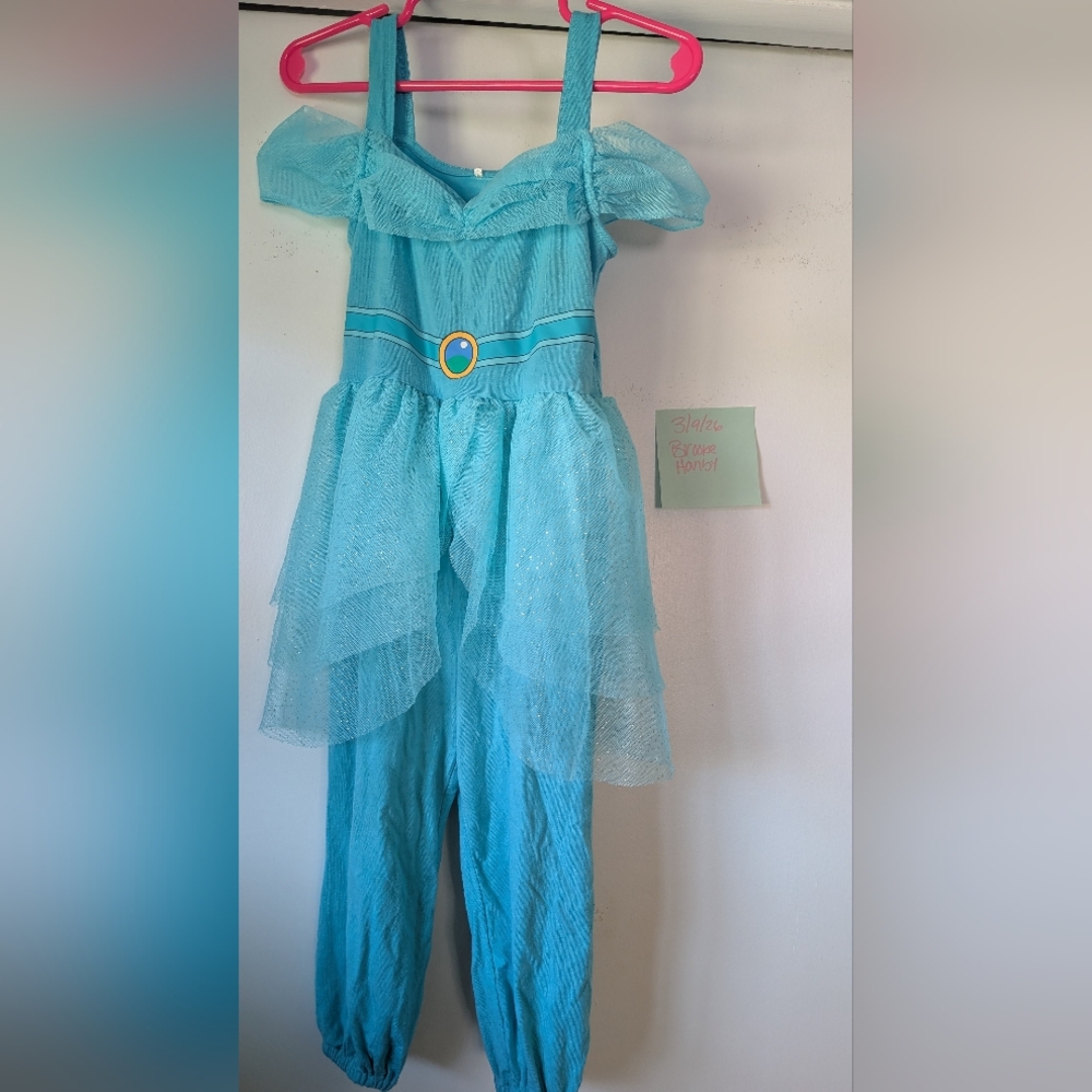 Blue Girls' Princess Costume Dress-Up jasmine